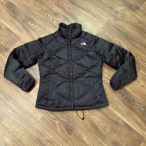 North Face 550 Black Puffer Coat